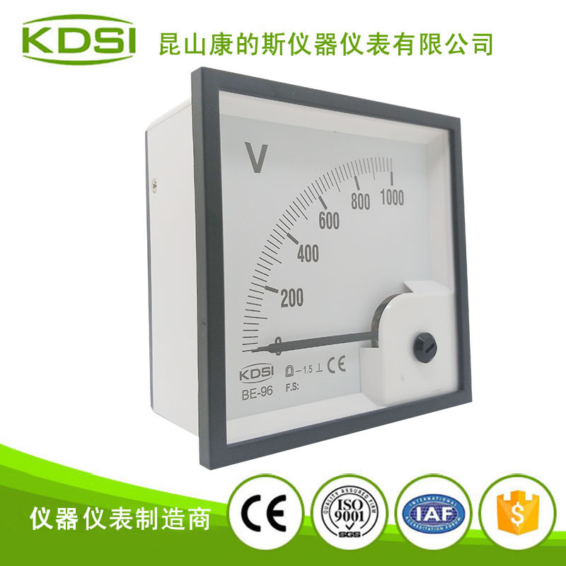 指针式直流必一·运动(BSports)官方网站
 BE-96 DC1000V-1