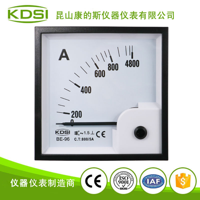 指针式交流电流表 BE-96 AC800-5A 6倍