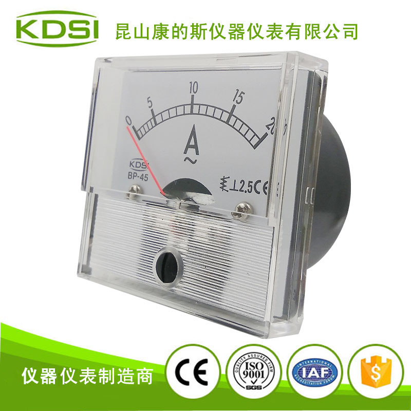 指针式交流电流表 BP-45 AC20A-2透明盖