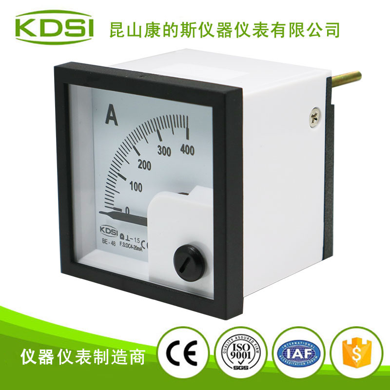 指针式直流安培表BE-48 DC4-20mA 400A-1
