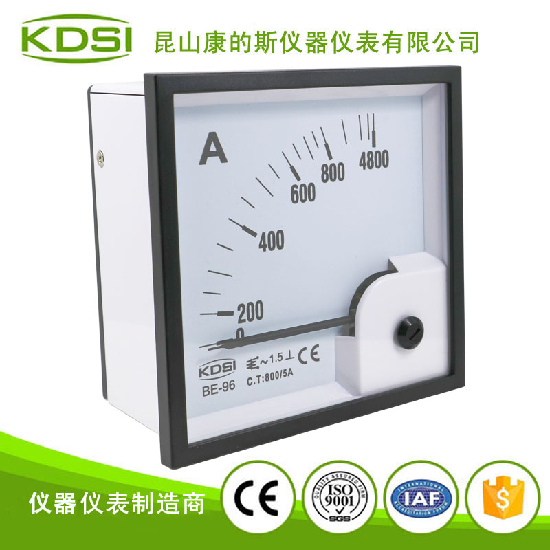 指针式交流电流表 BE-96 AC800-5A 6倍-1