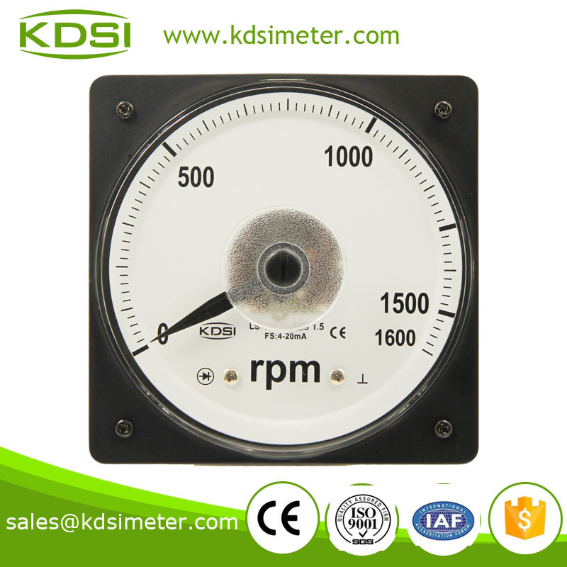 指針式廣角度直流電流轉速表 LS-110 4-20mA 1600RPM
