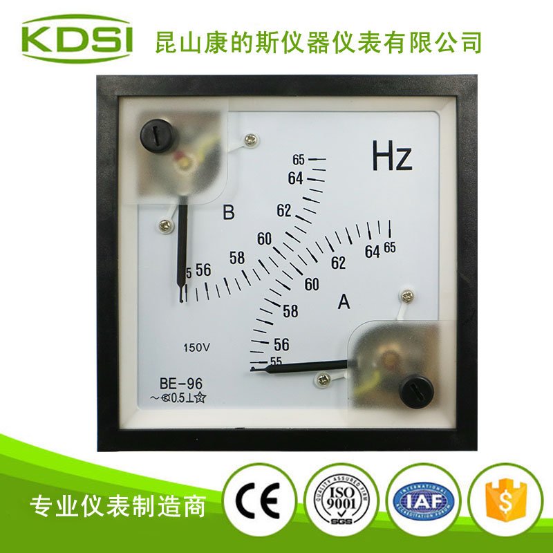 BE-96 55-65Hz双表头频率表