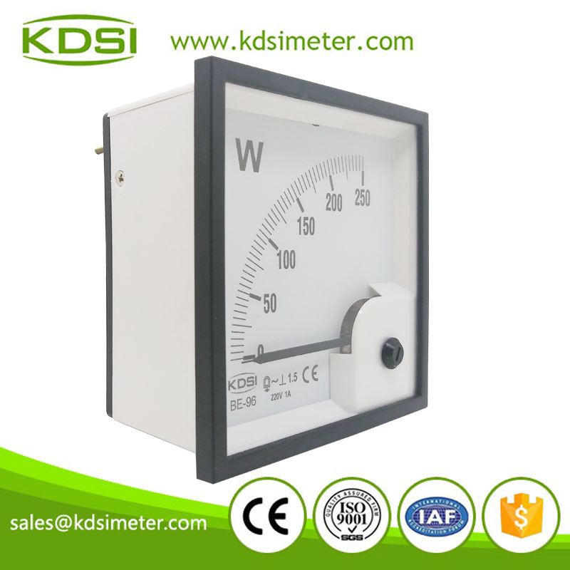 指针式功率表 BE-96 250W 220V 1A 单相有功功率表-1