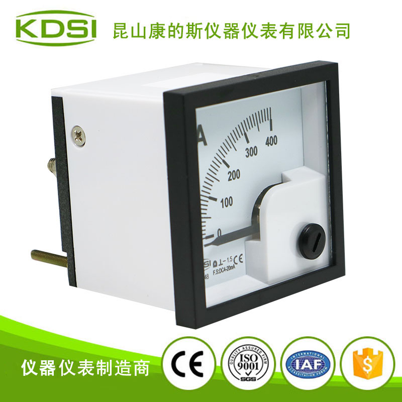 指针式直流安培表BE-48 DC4-20mA 400A-2