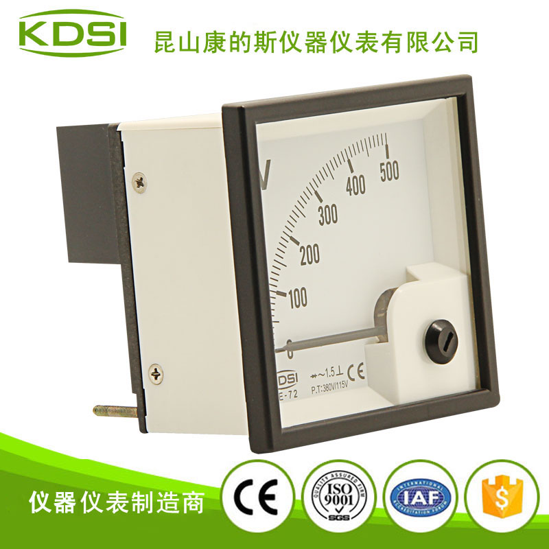 指针式整流型交流必一·运动(BSports)官方网站
 BE-72 AC500V 380V-115V-1