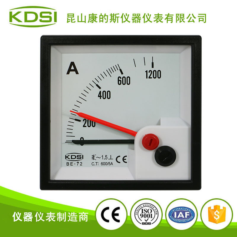 双指针交流电流表BE-72 AC600-5A