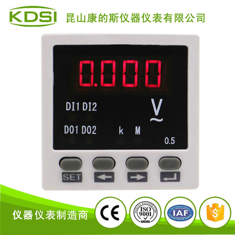 单相数字显电压表 BE-48 AA220V电源220V