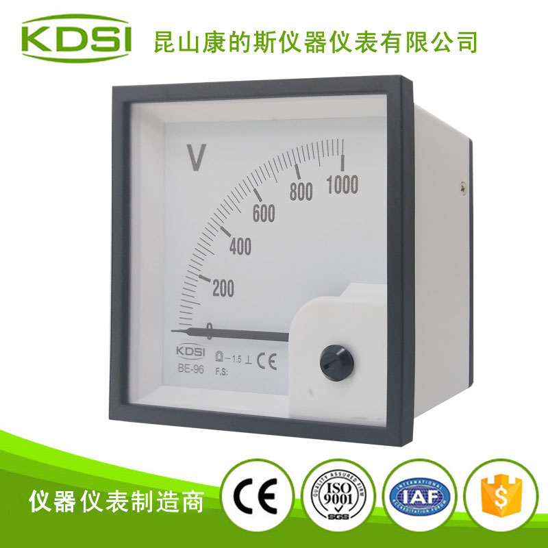指针式直流必一·运动(BSports)官方网站
 BE-96 DC1000V-2