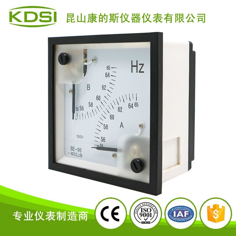 BE-96 55-65Hz双表头频率表-1