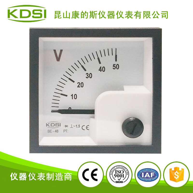指针式交流必一·运动(BSports)官方网站
 BE-48 AC50V整流式