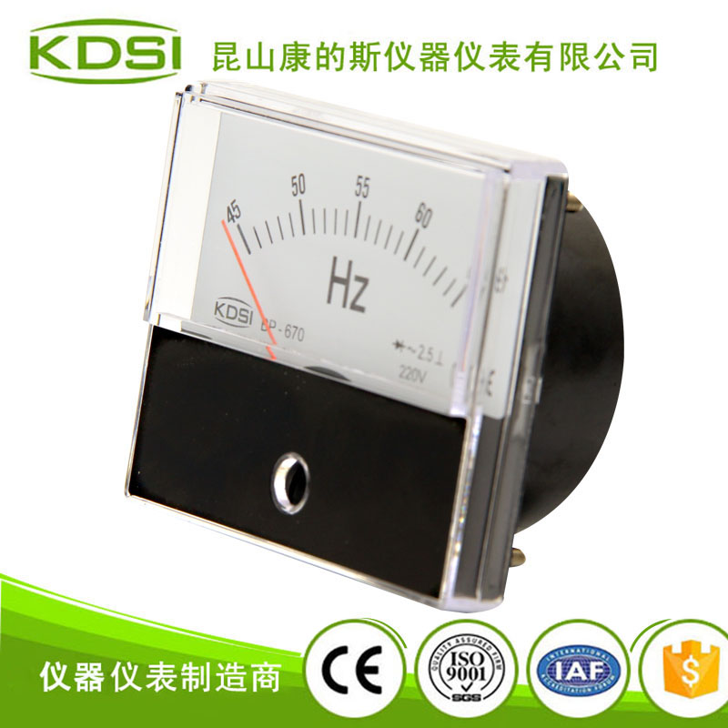 指针式频率表BP-670 45-65HZ 220V-2