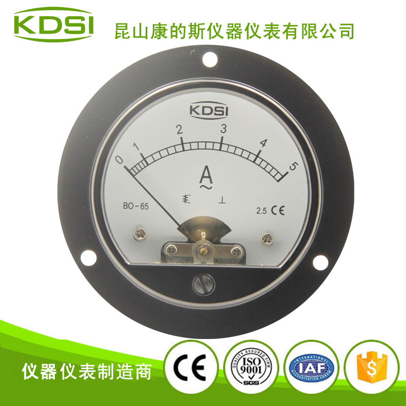 指针式圆形交流电流表 B0-65 AC5A