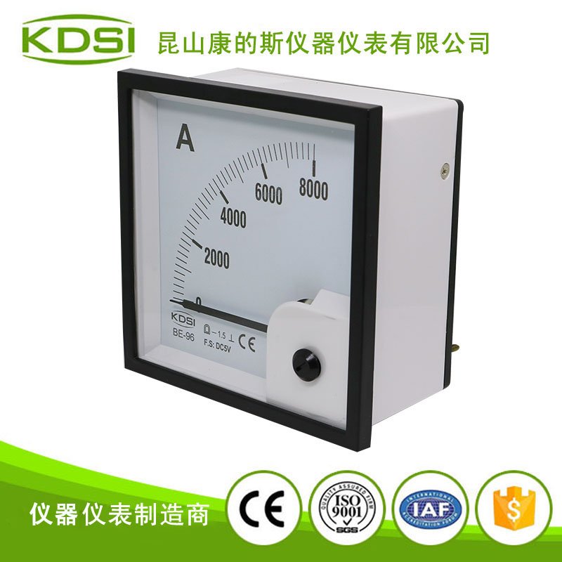 指针式直流电流表 BE-96 DC5V 8000A-1