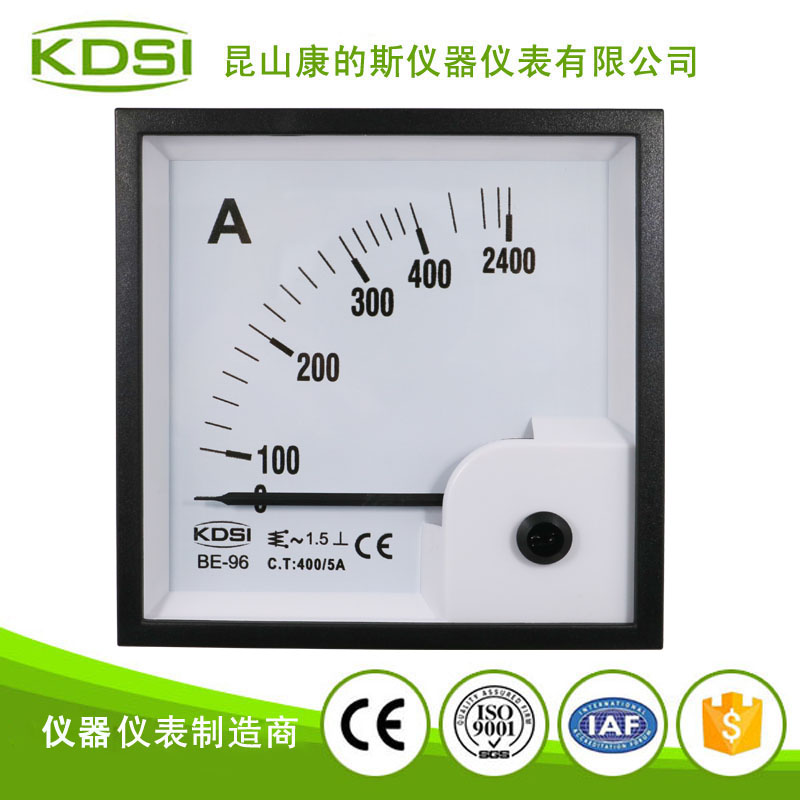 指针式交流电流表 BE-96 AC400-5A 6倍