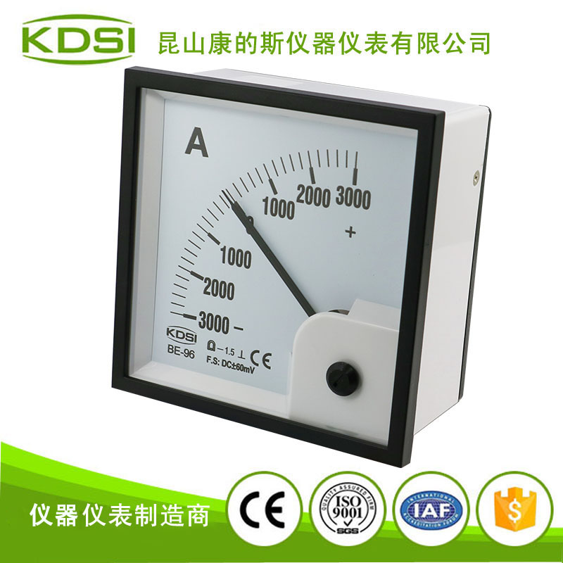 指针式直流电流表 BE-96 DC -60mV -3000A-1