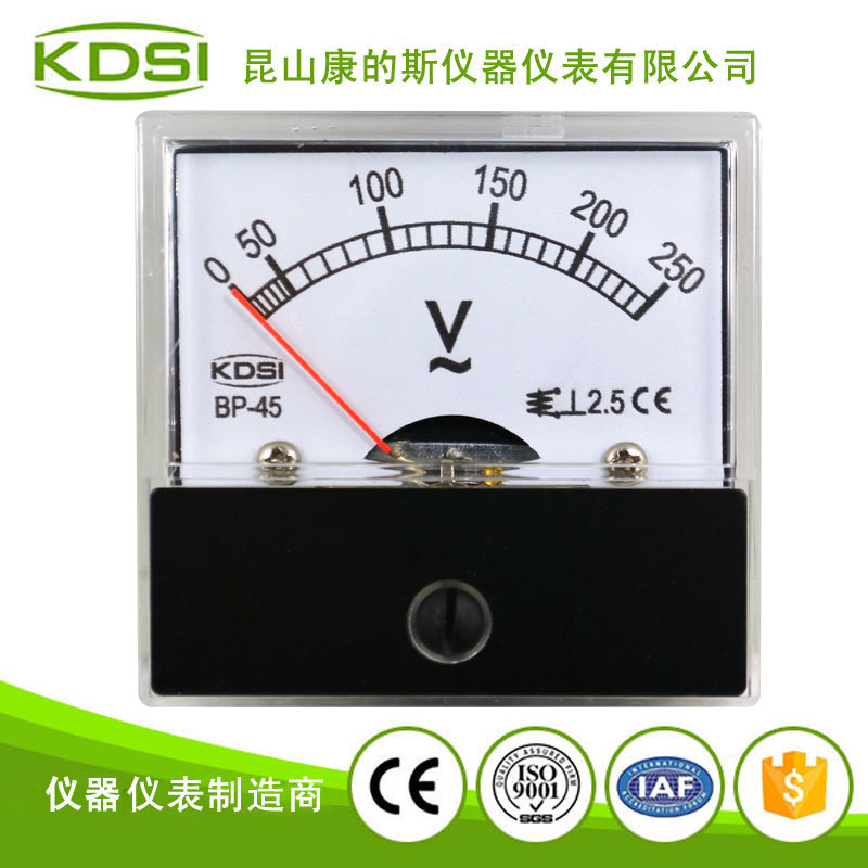 指针显示交流电压测量表头BP-45 AC250V 