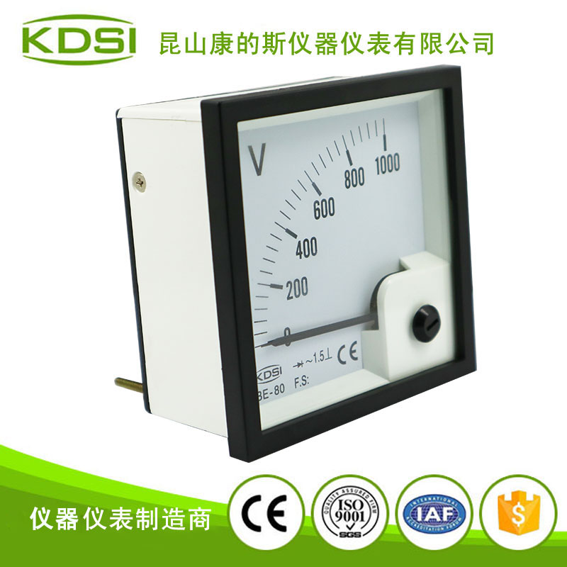 指针式交流电压表BE-80 AC1000V整流式-2