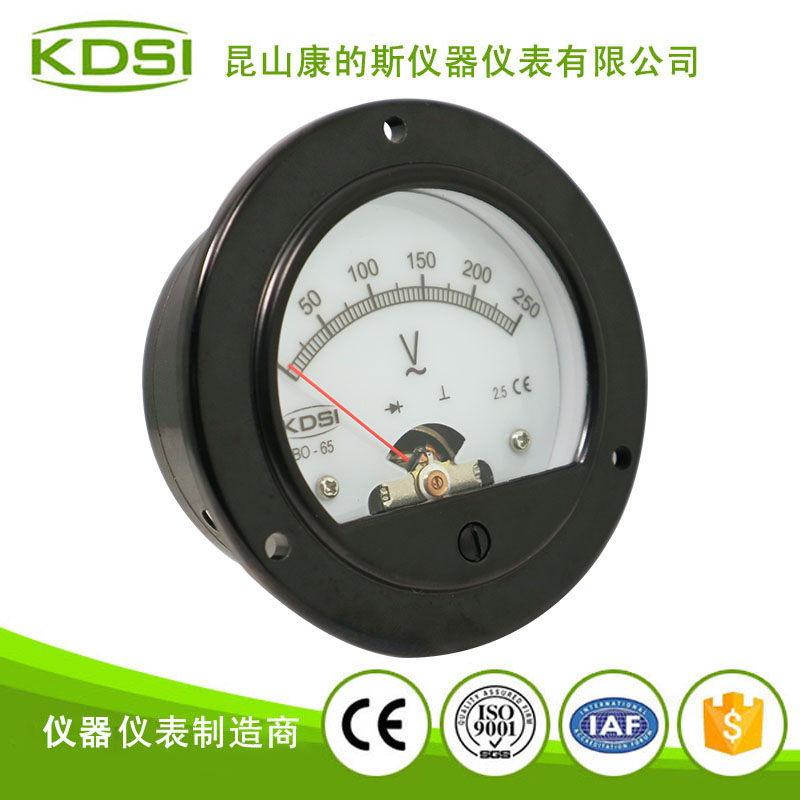 指针式圆形交流必一·运动(BSports)官方网站
 BO-65 AC250V整流式-2 背光表