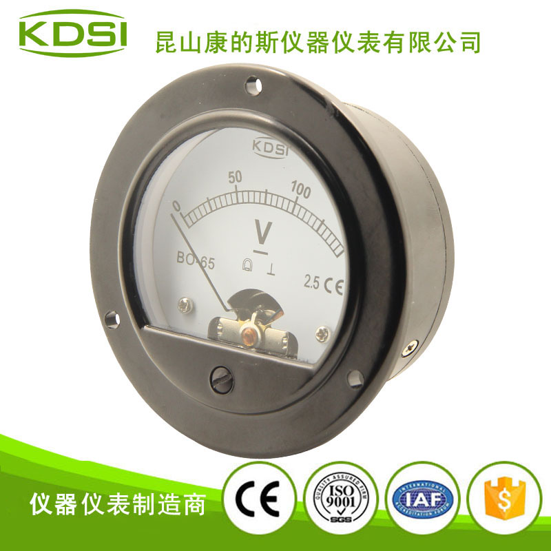 指针式圆形直流必一·运动(BSports)官方网站
 BO-65 DC150V-1