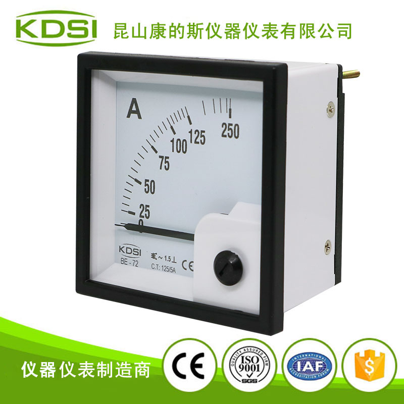 指针式交流电流表 BE-72 AC125-5A-1