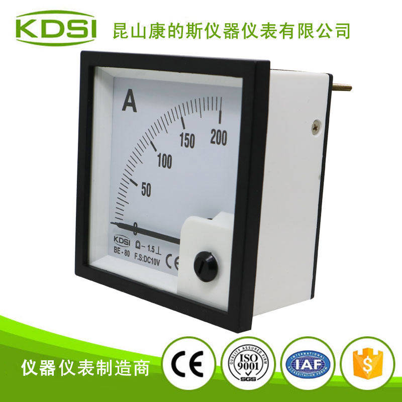 指针式直流电流表 BE-80 DC10V 200A-2