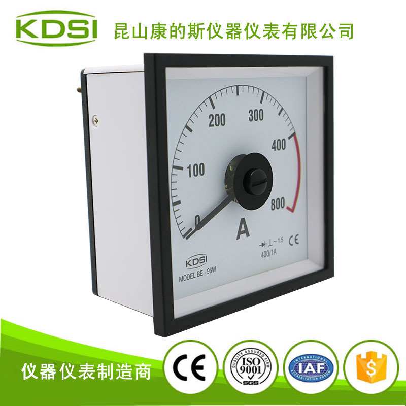 指针式交流电流表BE-96W AC400-1A整流式-1
