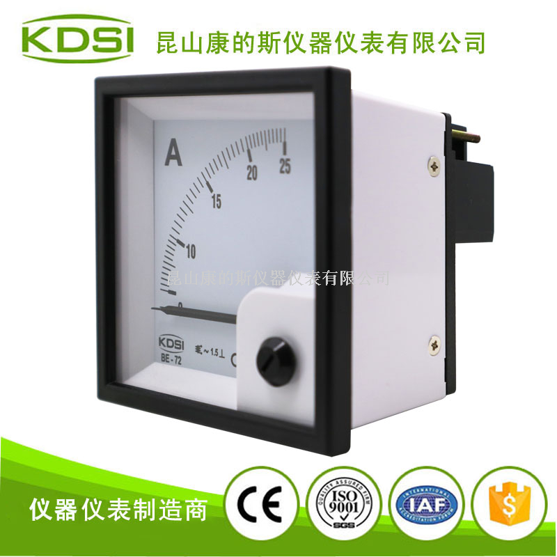 指针式交流电流表BE-72 AC25A无过载-2