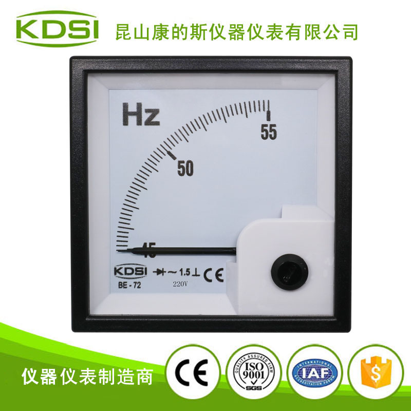 指针式频率表 BE-72 45-55HZ 220V