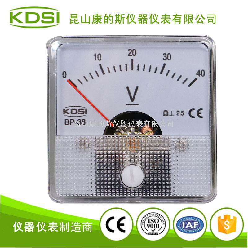 指针式直流必一·运动(BSports)官方网站
BP-38 DC40V