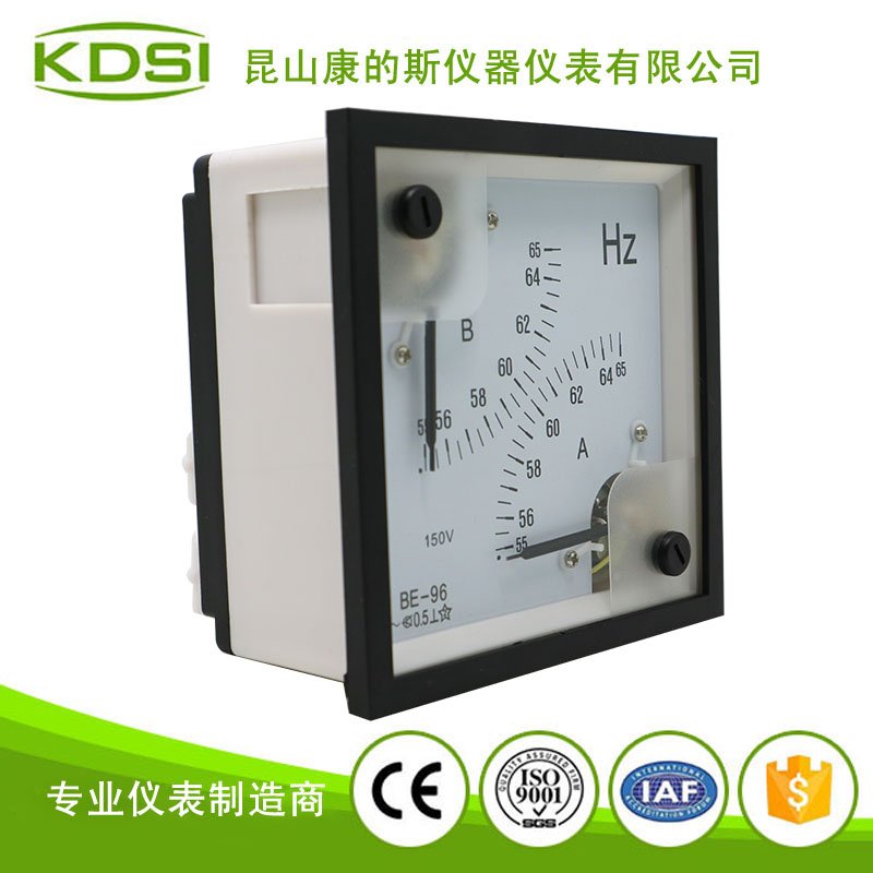 BE-96 55-65Hz双表头频率表-2