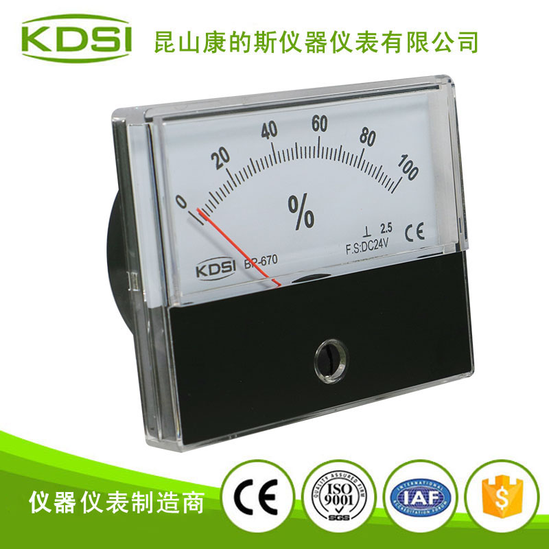 指针式直流伏特表 BP-670 DC24V 0-100-2