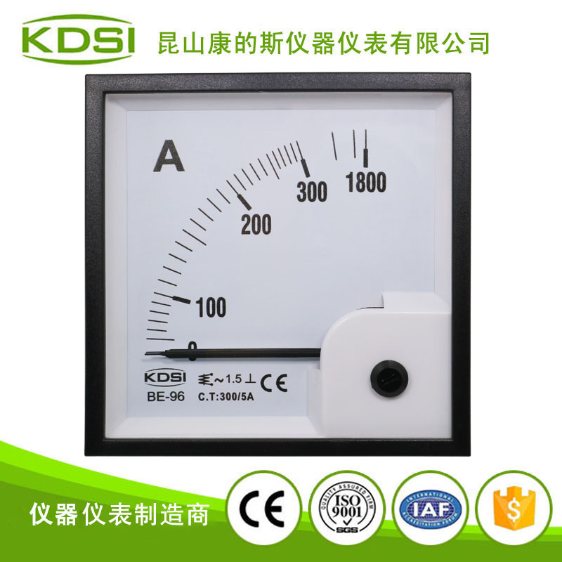 指针式交流电流表 BE-96 AC300-5A 6倍