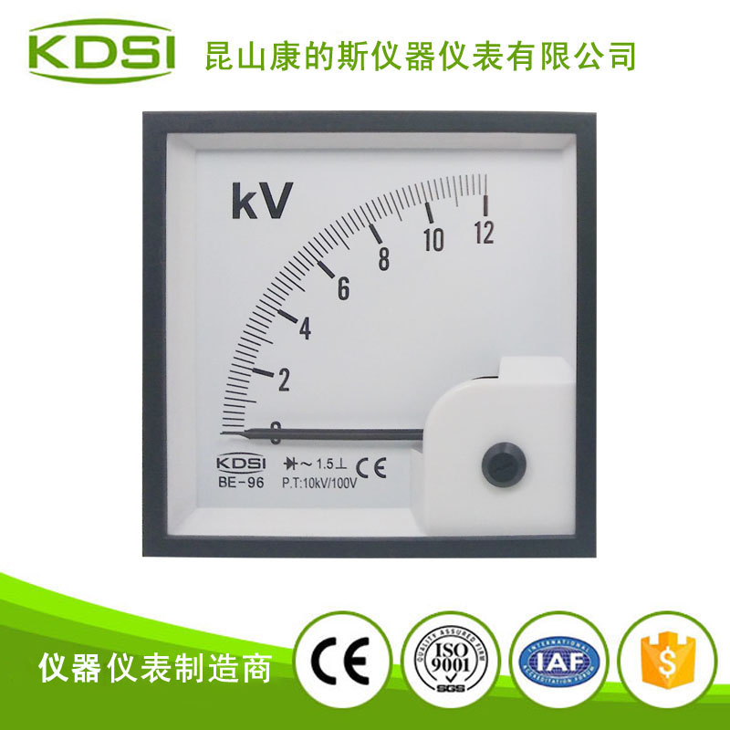 指针式整流式电压表 BE-96 AC1200V 1kV-110V