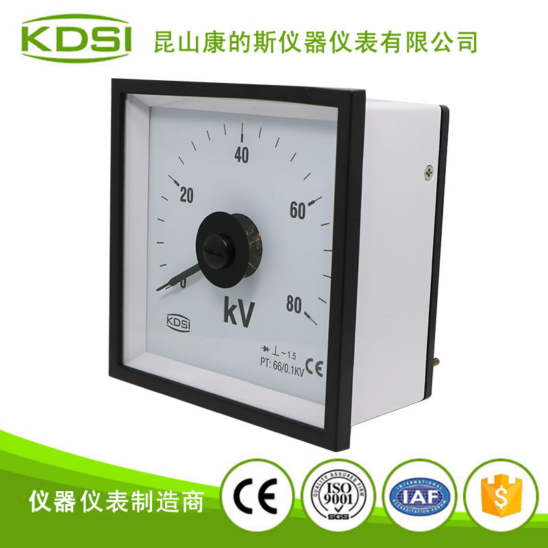 指针式交流伏特表头 BE-96W 80KV 66-0.1KV-2