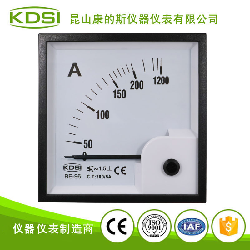 指针式交流电流表 BE-96 AC200-5A 6倍