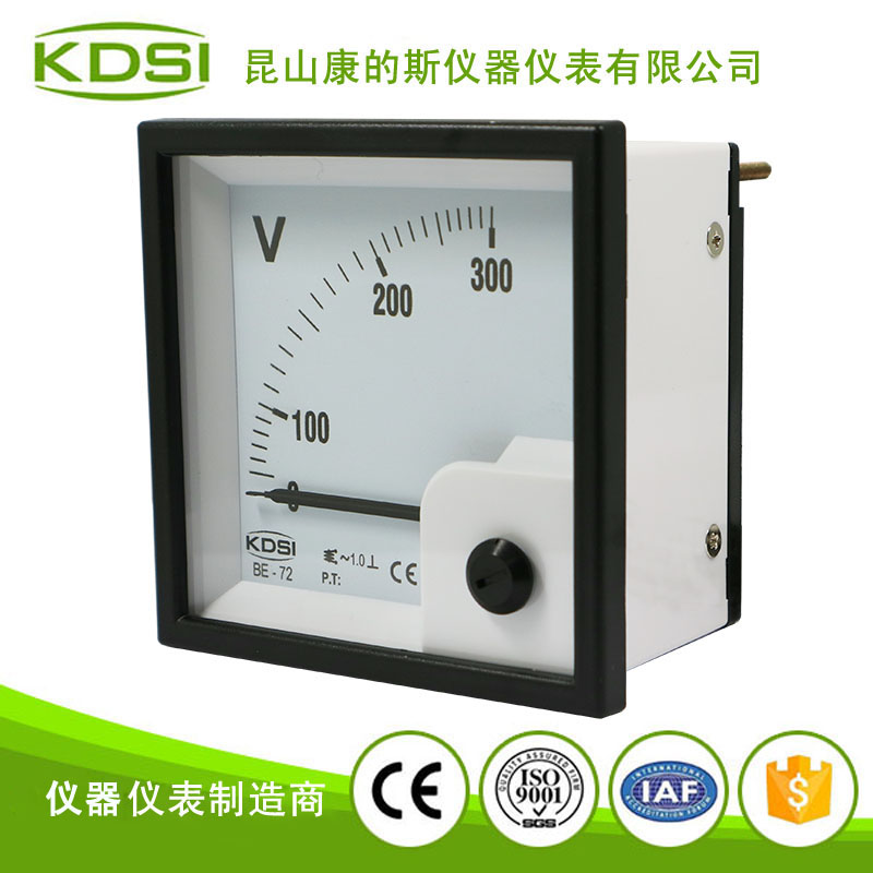 指针式交流电压表BE-72 AC300V 1.0级