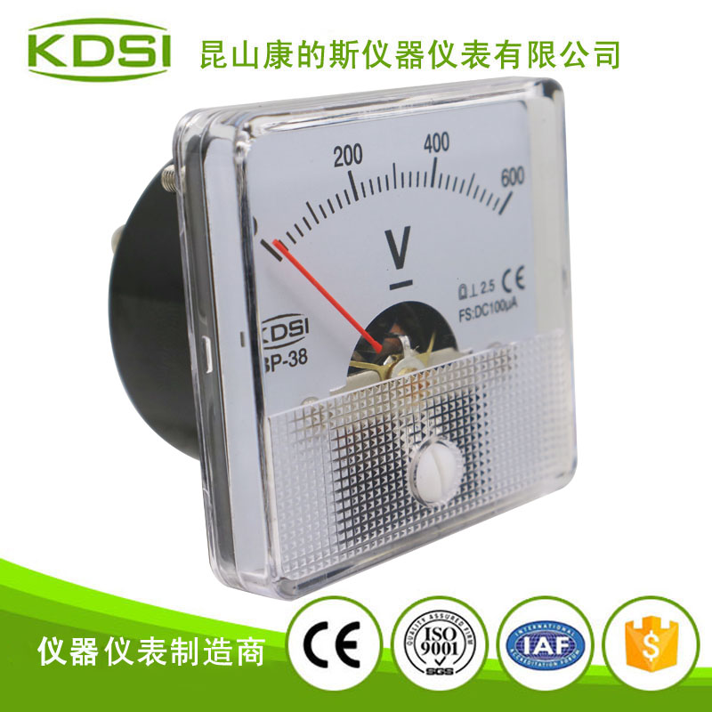指针式直流必一·运动(BSports)官方网站
 BP-38 DC100uA 600V-1