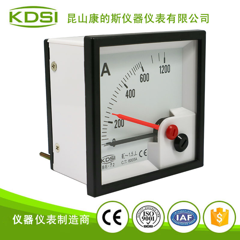 双指针交流电流表BE-72 AC600-5A-2