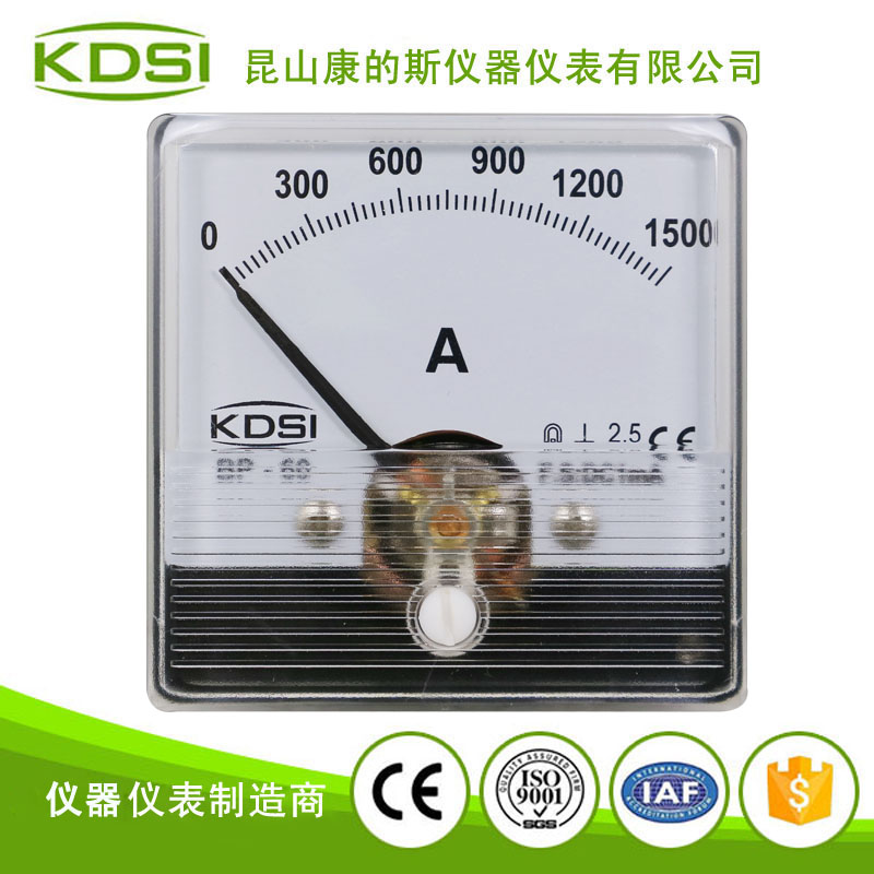 指針式直流毫安電流表BP-60N DC1mA 1500A