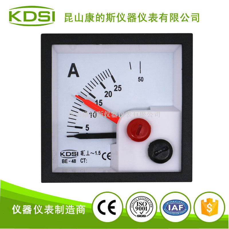 指针式交流电流表BE-48 AC25A双针