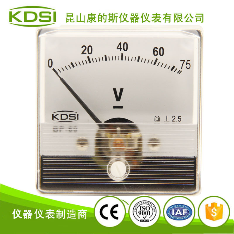 电焊机专用指针式直流电压表 BP-60N DC75V