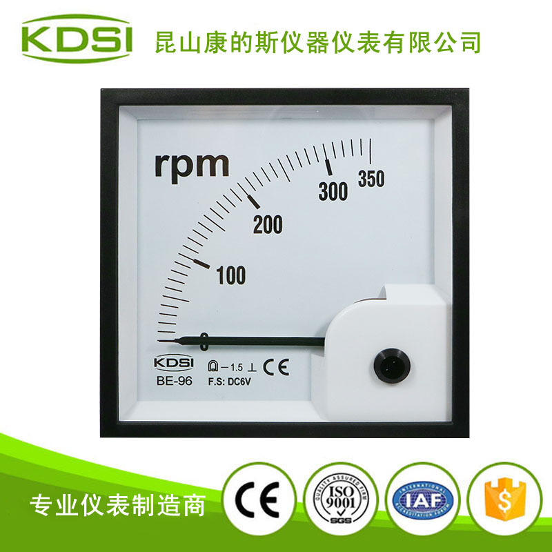 指针式直流电压转速表BE-96 DC6V 350RPM