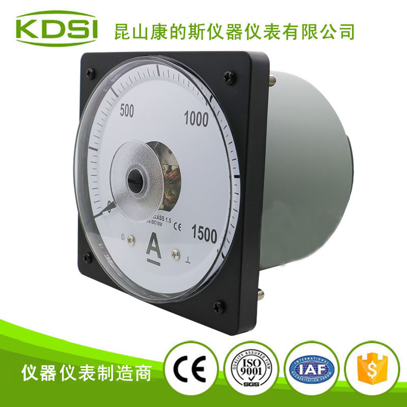 指针式船用电流表LS-110 DC10V 1500A-1