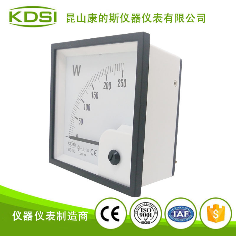指针式功率表 BE-96 250W 220V 1A 单相有功功率表-2