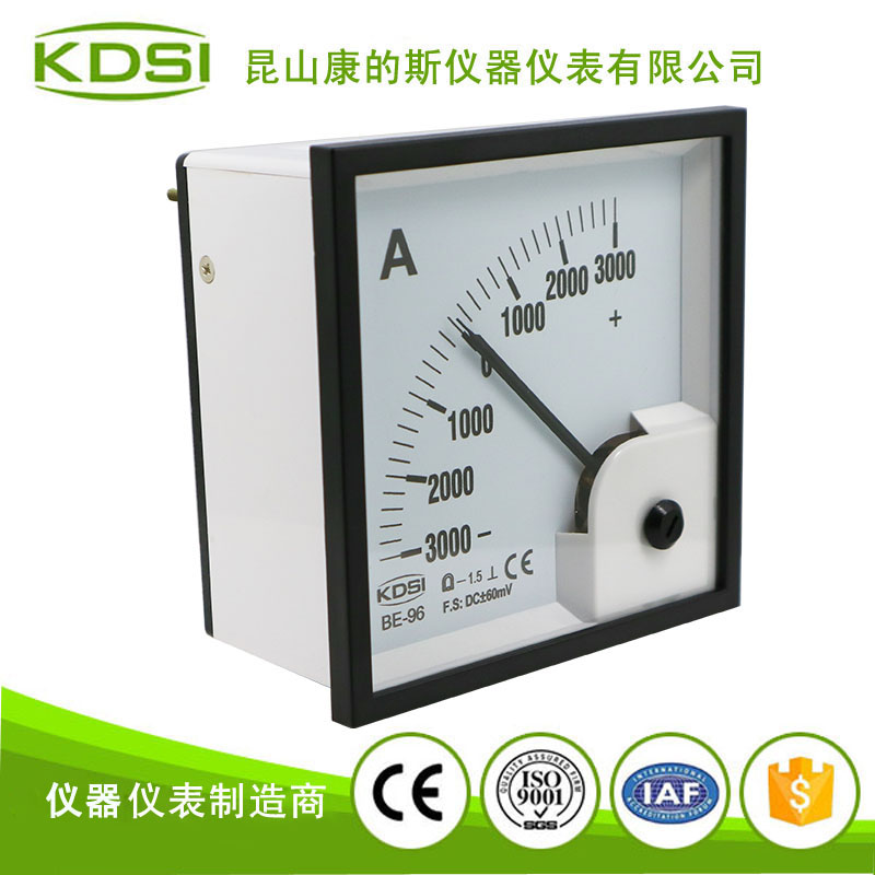 指针式直流电流表 BE-96 DC -60mV -3000A-2