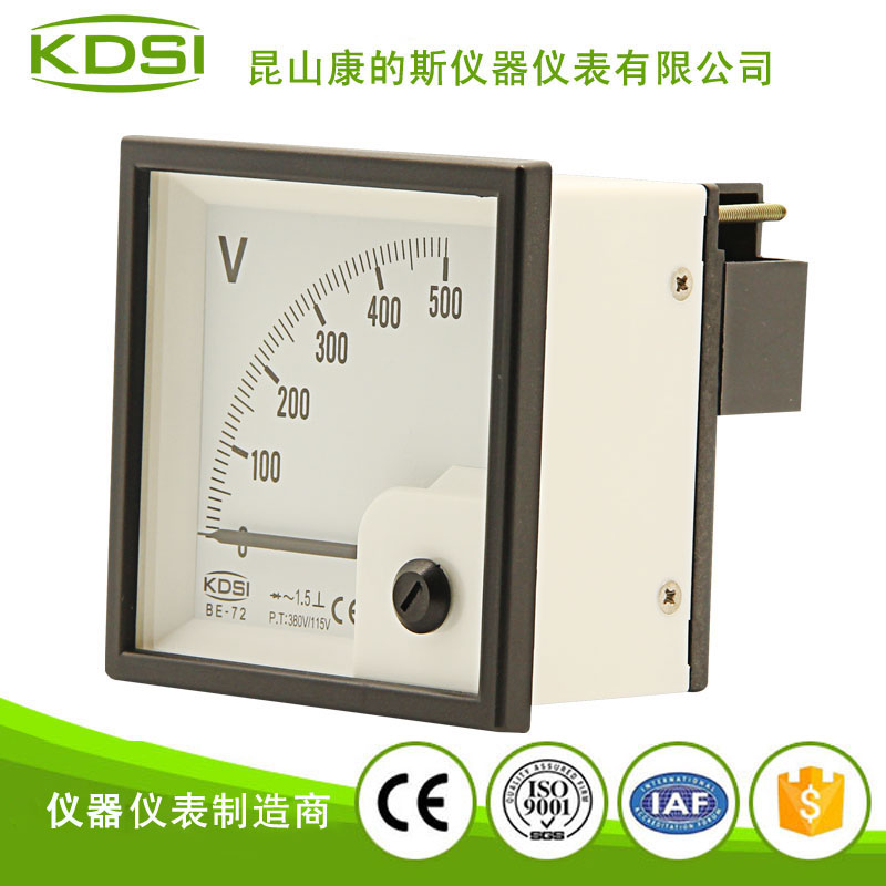 指针式整流型交流必一·运动(BSports)官方网站
 BE-72 AC500V 380V-115V-2