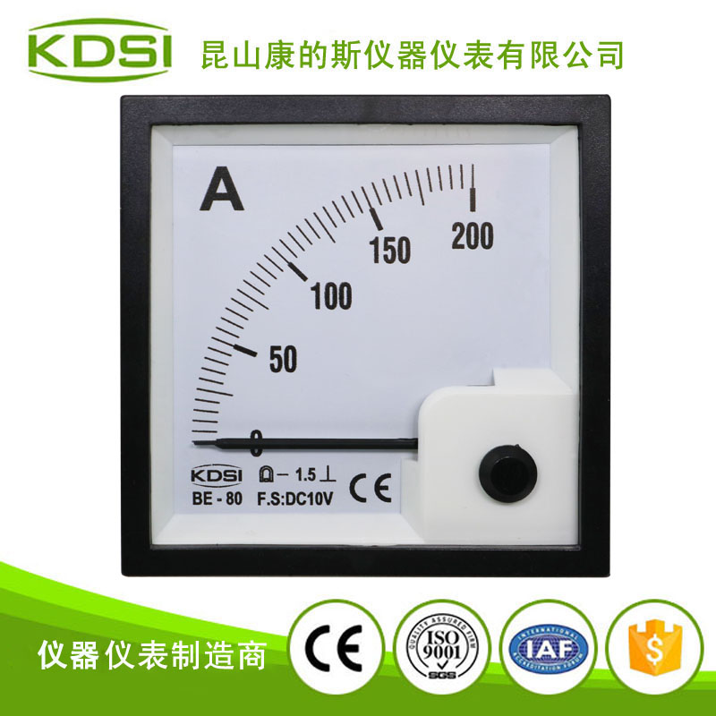 指针式直流电流表 BE-80 DC10V 200A