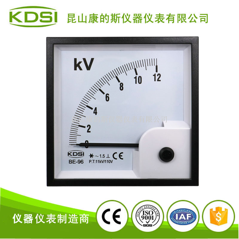 指针式交流必一·运动(BSports)官方网站
BE-96 AC12KV 11KV-110V整流式
