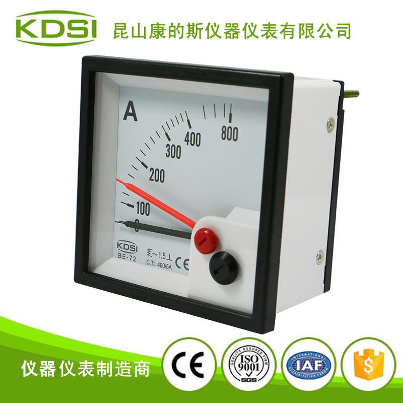 双指针交流电流表BE-72 AC400-5A-1
